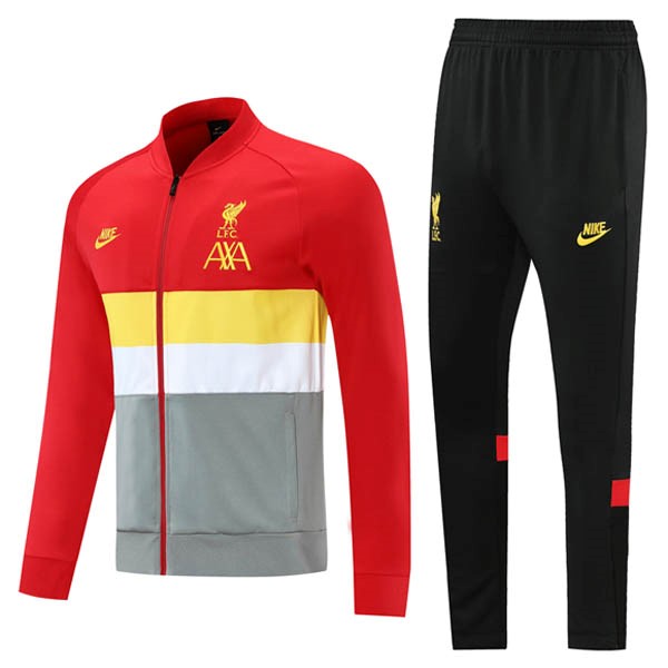 Chandal Liverpool 2021-2022 Rojo Amarillo Gris